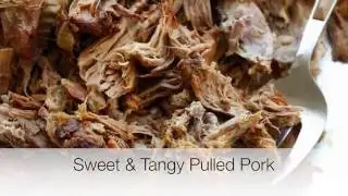 Sweet and Tangy Pulled Pork  Pressure Cooker or Slow Cooker