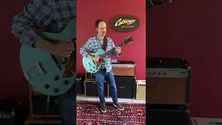 Jostein Gulbrandsen plays a Collings fully hollow short scale prototype