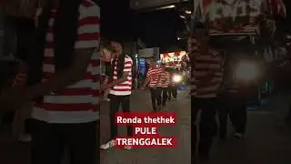 Ronda thethek PULE Trenggalek #karnaval #kampungjawa