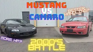 Mustang SVT Cobra vs Camaro SS SLP 2000's Battle!