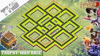 NEW! COC TH8 War/Trophy Base !! Anti 2 Stars TH8 Base – Clash of Clans