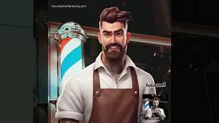 Caricatura animada en 3d (barberías)