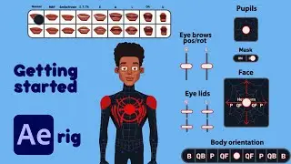 Miles Morales | Spider man | Advance Character rigging tutorial Part 1 | Layers set up | Motion rigs