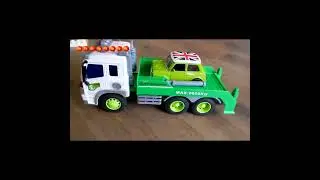 Tow Truck Garbage Truck and Mini Garbage Truck - kids Story - #mirglory Toys Cars
