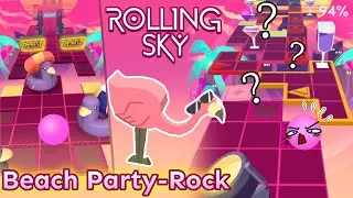 [Playing Until DRUNK 😵‍💫] Rolling Sky - Beach Party-Rock