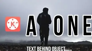TEXT BEHIND THE OBJECT 🔥 IN KINEMASTER |TUTORIAL | how to edit text behind object kinemaster