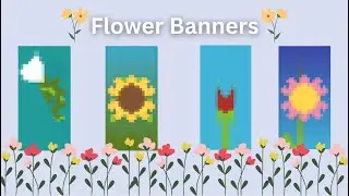 Minecraft Flower Banners (1.16+)