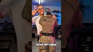My Tactical Belt Loadout 💨 #asmr #tactical #airsoft #Loadout #outfit #sport