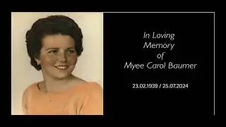 Funeral Myee Baumer   07 August 2024