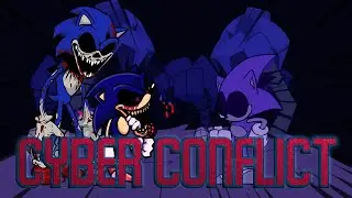 Cyber Conflict | Dual Demise but Sonic.EXE, EXE and Piracy Sonic sing it | FNF Cover