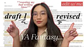 let’s look at a YA fantasy prologue: FIRST DRAFT vs. EDITS // edit with me