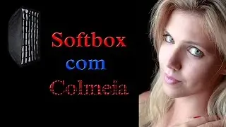 VIDEO AULA EM ESTUDIO FOTOGRAFICO - ESTÚDIO BRUNO JORDÃO PARTE 10 Softbox com Colmeia