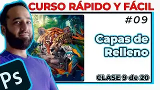[09] 💙Como usar las CAPAS de RELLENO en Photoshop