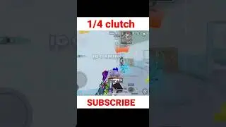 BGMI 1V4 BEST CLUTCH | BGMI KING🤴|MILLETRY BASE😉