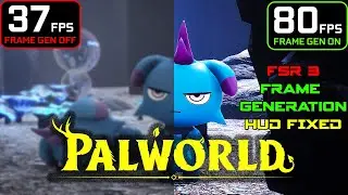 How To Install FSR 3 Frame Generation Mod Into PALWORLD + Ghosting FIX 
