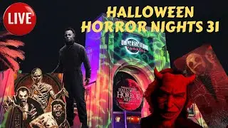 🔴LIVE: Halloween Horror Nights 31