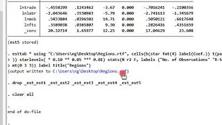 (Stata16): How to Perform Panel Sub Sample-Analysis   