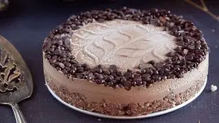 Espresso Salted Caramel Raw Cheesecake (Vegan)