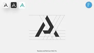 New abstract logo design on Android । New Pixellab logo design tutorial ।
