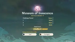 26864 POINTS 2nd Museum of Innocence Genshin Impact Event Second Blooming