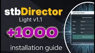 How to Install stbDirector Light v1 in Maya | 1,000+ Free Cameras