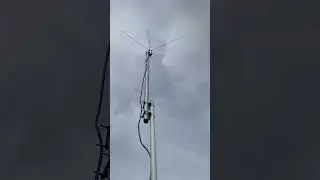 Raised the VHF/UHF antenna to 30feet. Height is Might! #radio #hamradio