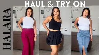 What's new at HALARA | August 2024 Summer to Fall Haul, Try On & Review
