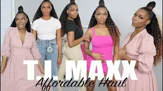 T.J. MAXX: On A Budget Haul || AmberCharmayne