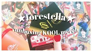 forestella KOOL merch unboxing 🍏 so many photocards!!