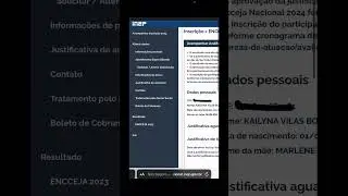 Onde achar o boleto para pagar a taxa de ausência? | INSCRIÇÃO ENCCEJA