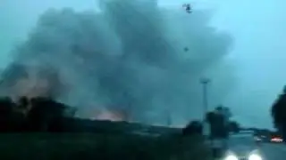 Пожар на свалке в Сабурово 18.08.2010