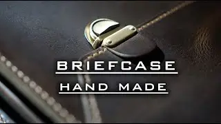 Изготовление портфеля из кожи своими руками // How to make Briefcase