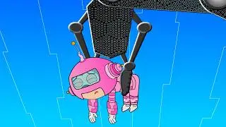 Five Little Monkeys Jumping On The Bed - The Robot Monkeys | Labubookidz Nursery Rhymes & Kids Songs