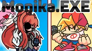 Friday Night Funkin' - VS Monika.EXE | Doki Doki Literature Club (FNF Mod Hard/FNF Sonic.EXE 2.0)