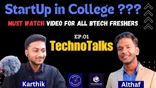 Podcast with TechAZsure Althaf ||TechnoTalks EP.01|| Technolics