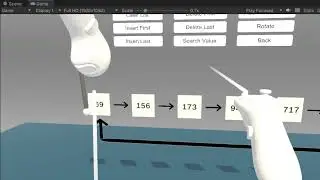 Virtual Reality Data Structure and Algorithms Visualization part 2