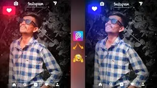 instagram Neon Glowing Photo Editing in PicsArt  | PicsArt editing New style 2023 - VISHU EDITZ 📸