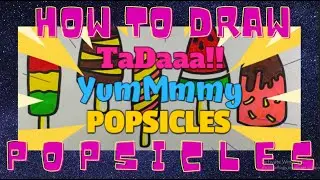 How to draw popsicles