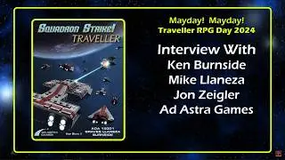 Burnside, Llaneza, and Zeigler Ad Astra Games - Interview Traveller RPG Mayday 2024