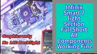 Infinix Smart 7 Display Light Repair | Graphics Only, No Backlight