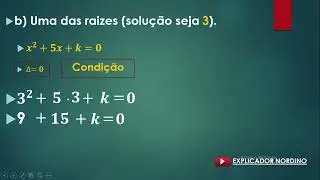 Equação quadratica parametrica