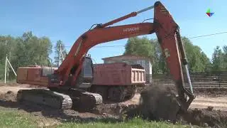 В Чащавите началось обустройство дороги по улице Ясной