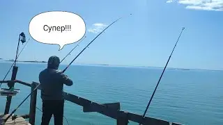 Ради этого момента мы ходим на рыбалку! Вываживание 