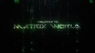 Matrix Style Cinematic Titles Intro Template for After Effects || Free Download