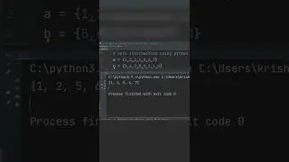 How to Intersect Sets in Python 
