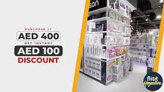 We always appreciate our customers | Flitit Megastore | Get AED 100 instant discount | Visit Now