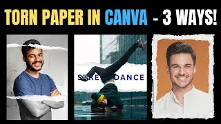 How to Create a PAPER TORN Effect in Canva | 3 Creative Design Hacks!