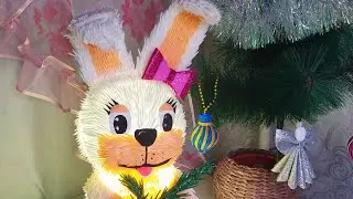 Светильник Зайчик из изолона. 