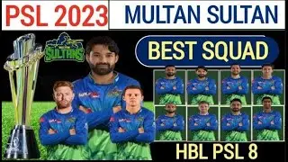 Multan Sultans squad for PSL 2023!!! PSL-2023.