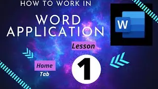 How to use word software / Home tab. (Hightech solver)